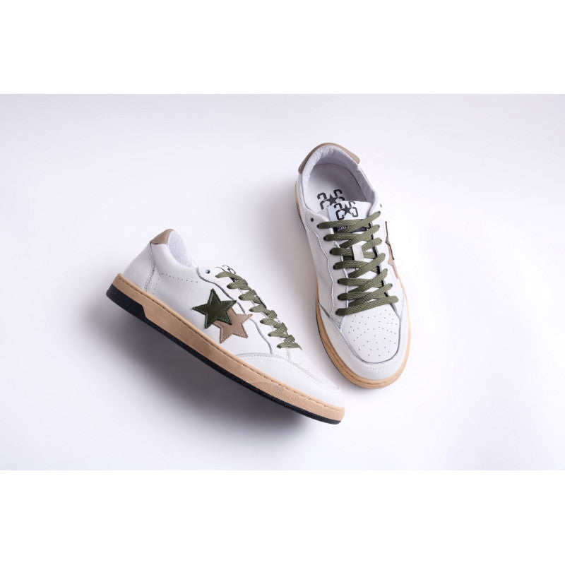 Sneakers 2STAR Week bianco-taupe-green 2SU5239 227