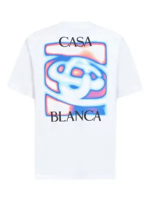 Casablanca T-shirt Heat Map con stampa