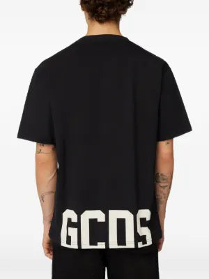 GCDS T-shirt con logo Z0MLQC101J023 nera