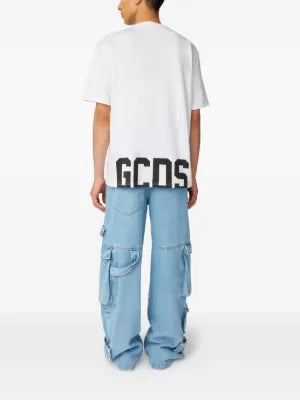 GCDS T-shirt con logo Z0MLQC101J023 bianca