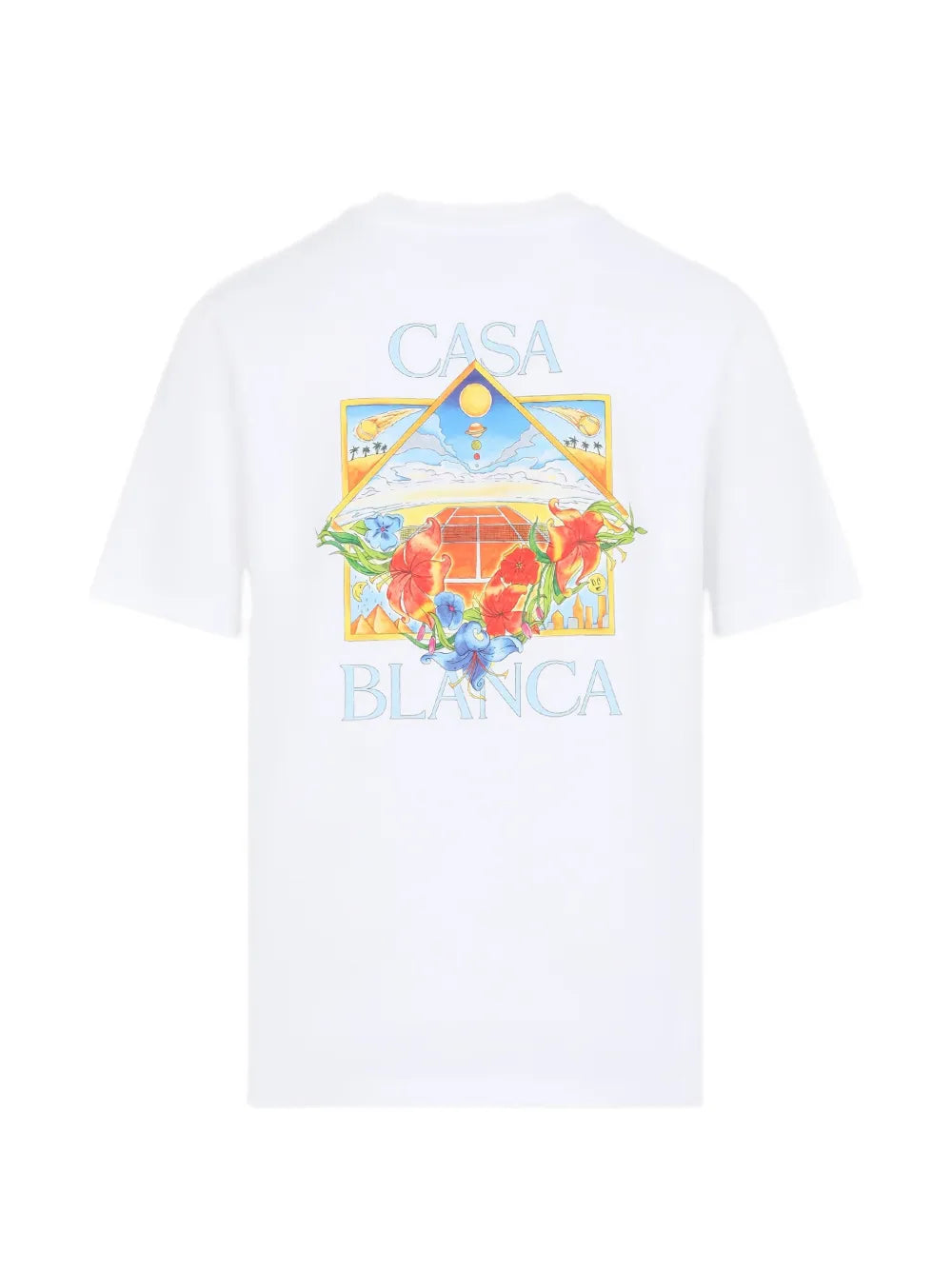 Casablanca T-shirt Flower Court Icon