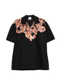County of Milan Camicia con stampa serpente S6CMMASI059 Nera