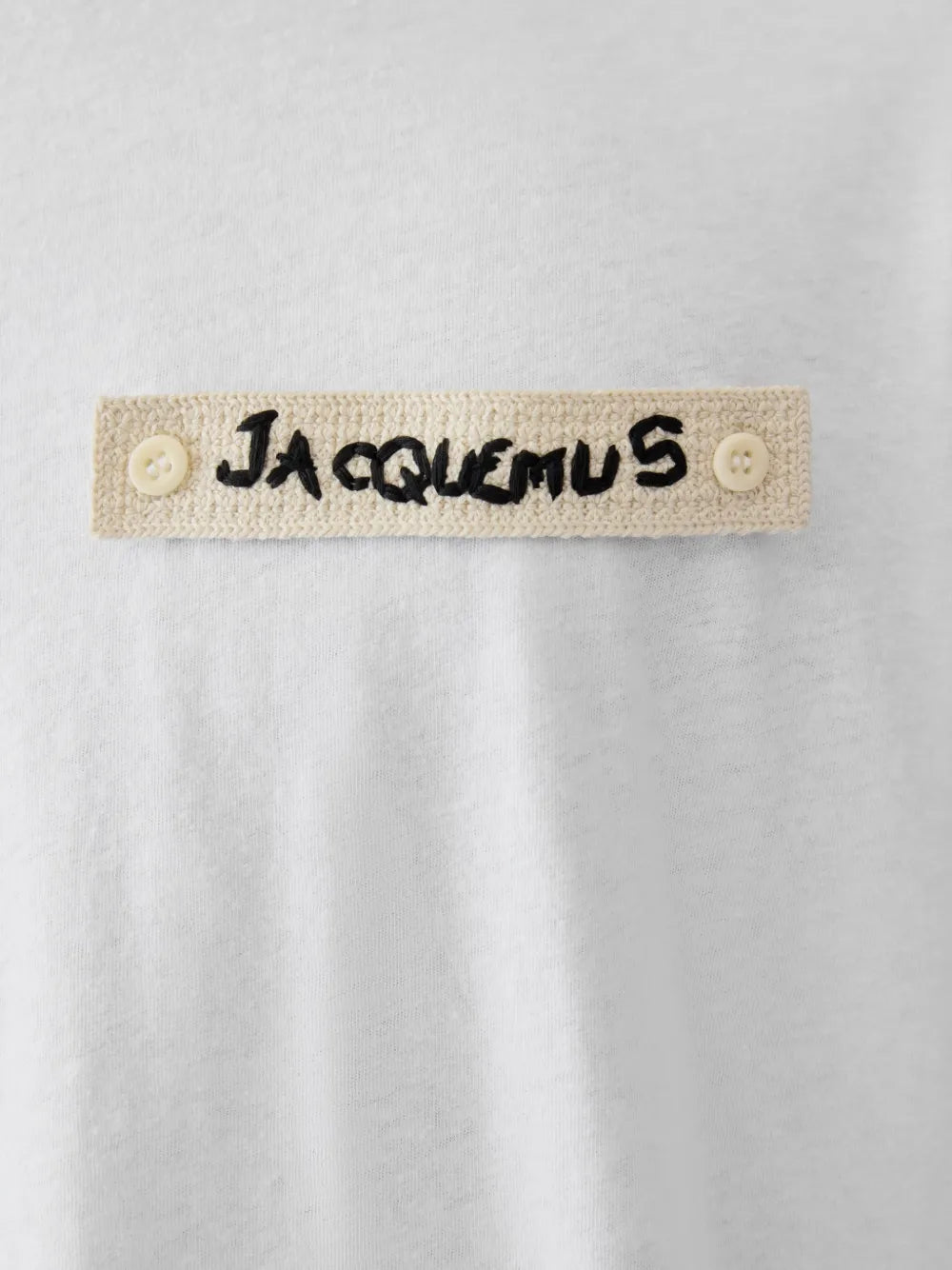 JACQUEMUS The Plage logo-patch T-shirt