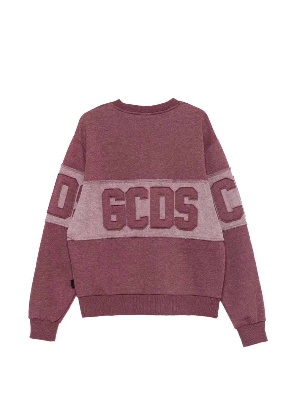 GCDS felpa band logo burgundy C2MWQE315F169