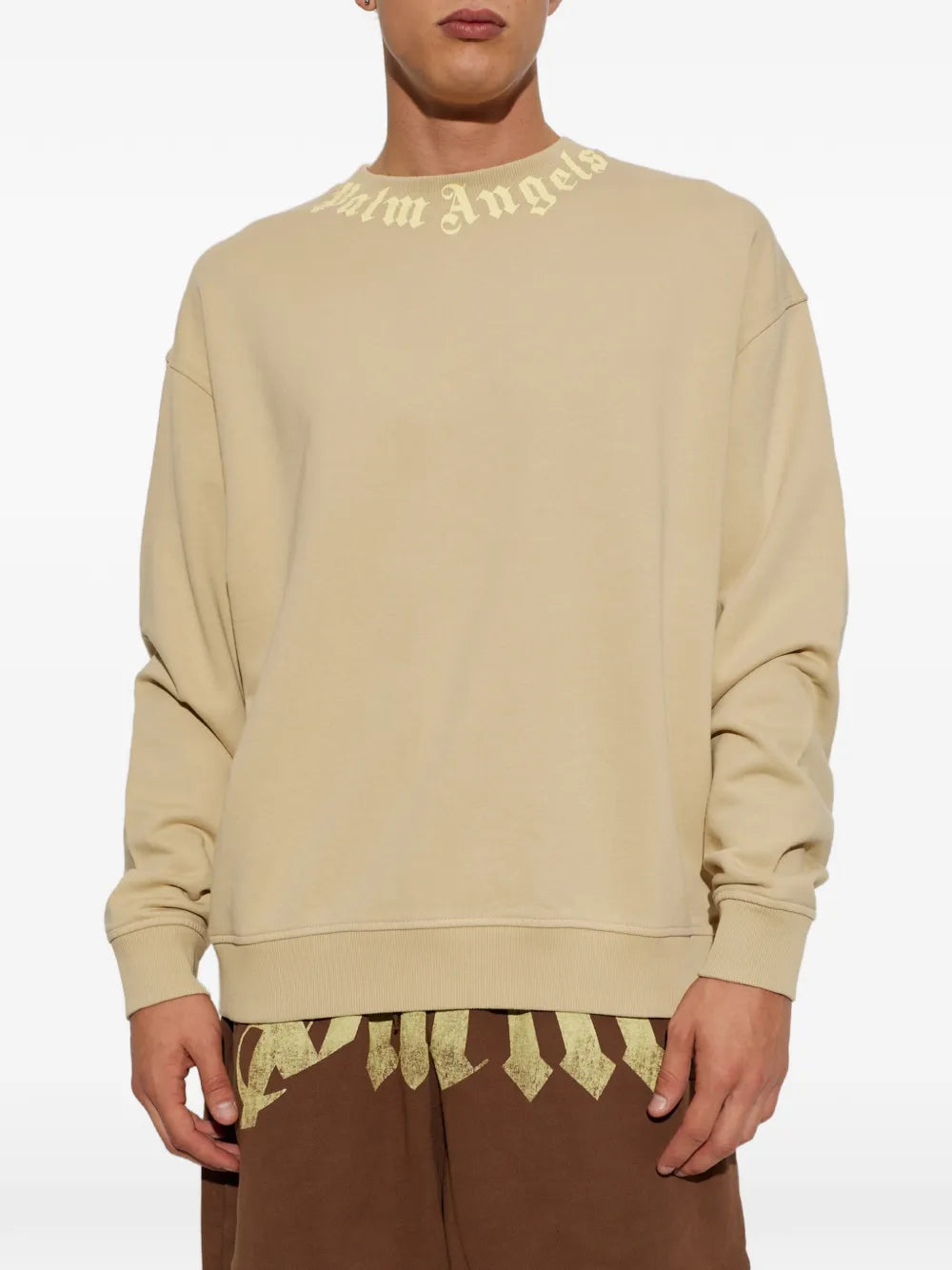 Palm Angels logo-print felpa
