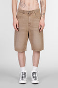 Amish Tommy Shorts in brown denim