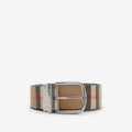 BURBERRY Cintura reversibile con fibbia Check