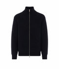 AMISH Heavy knit zip maglione nera