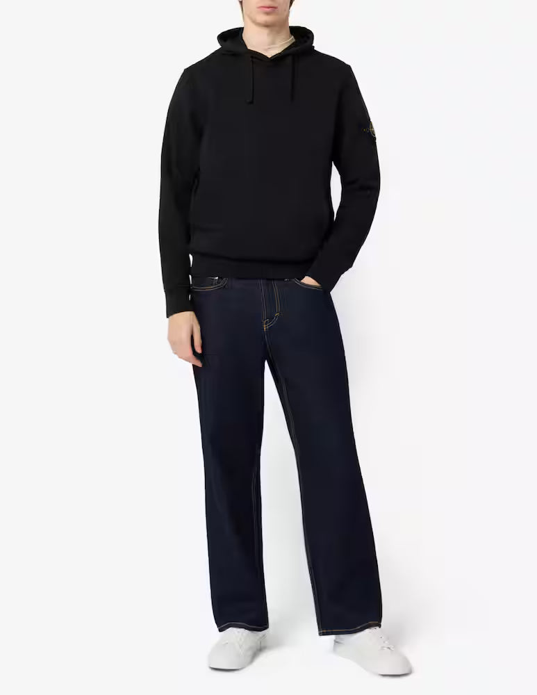 Stone Island Felpa basic in cotone organico