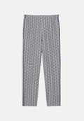 LACOSTE Pantalone sportivo grigio da uomo con monogramma Paris