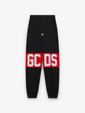 GCDS Pantalone B1XM3001JD1 da uomo nero rosso e bianco.