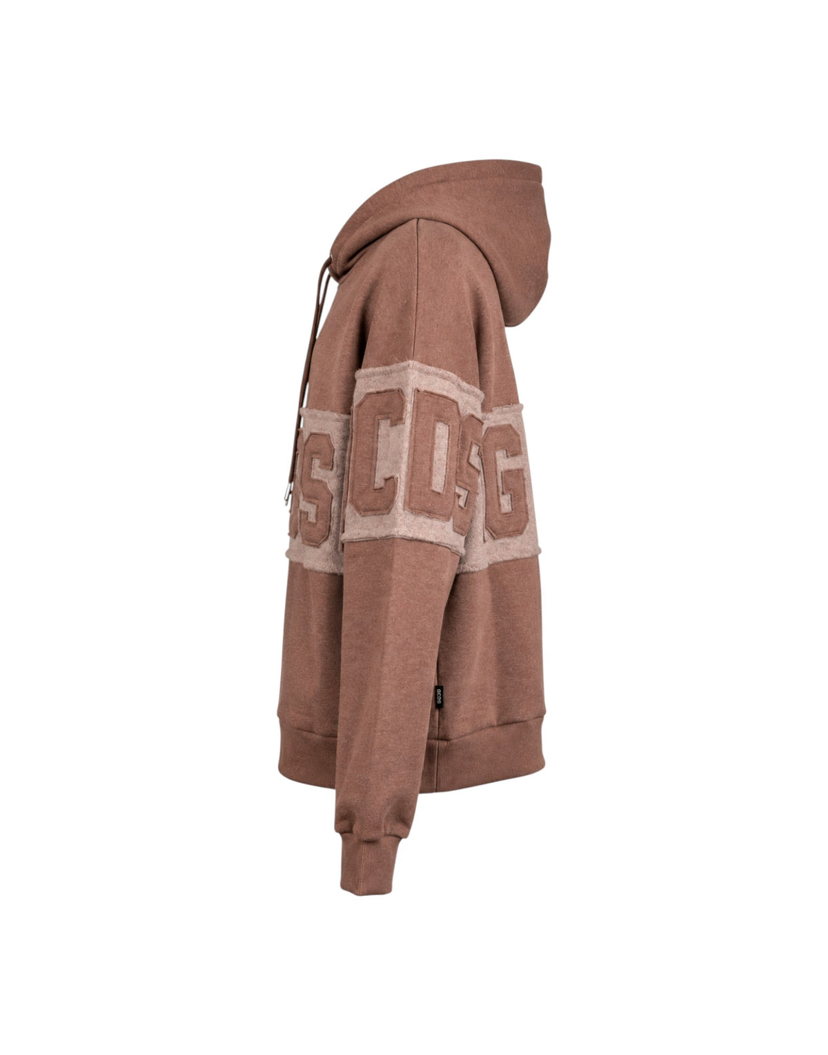 GCDS Felpa con Cappuccio con Patch Logo Uomo C2MWQE004F169382M