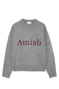 Amish maglia grigia in lana unisex