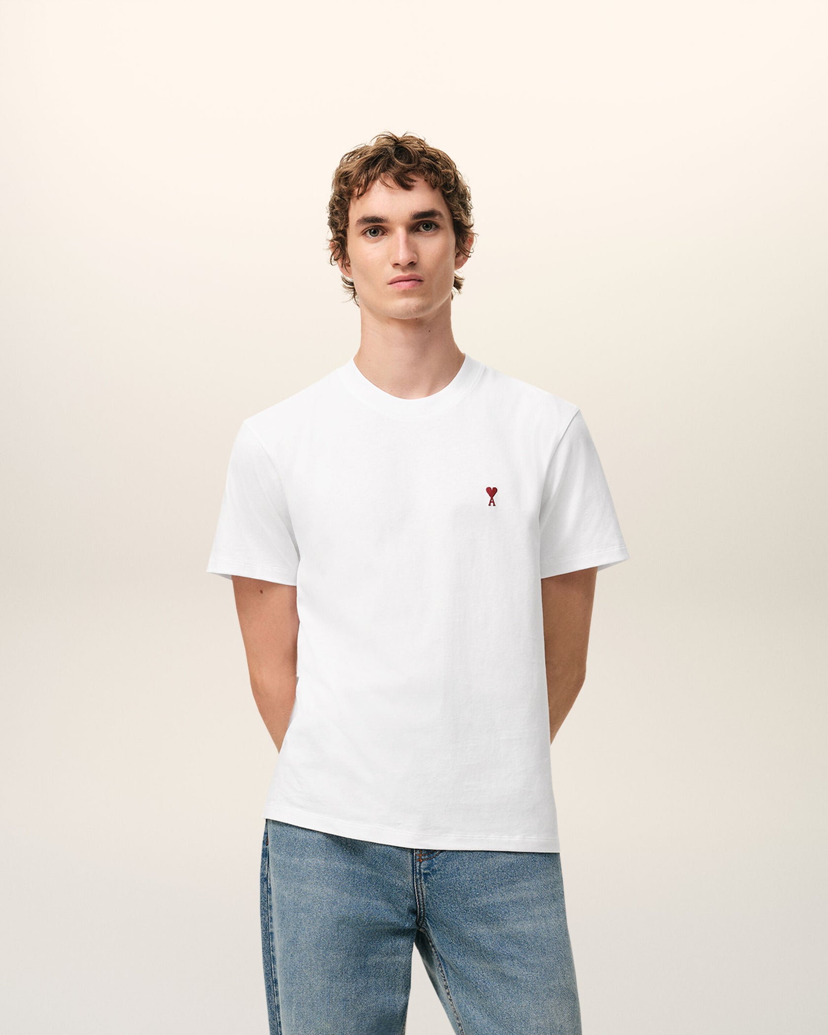 Ami de Coeur T-shirt in organic cotton jersey.