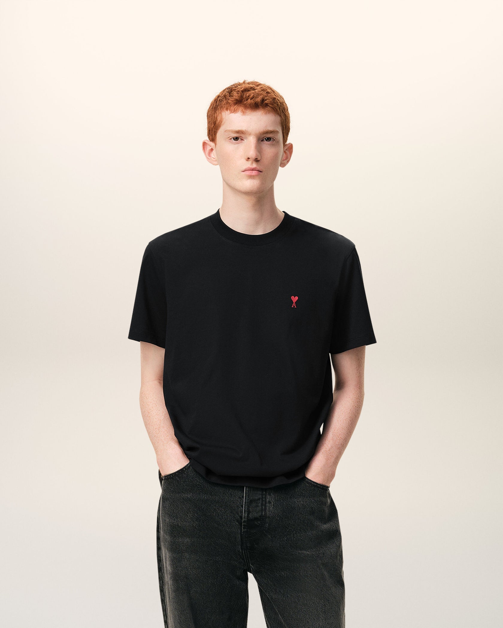 Ami de Coeur T-shirt in organic cotton jersey.