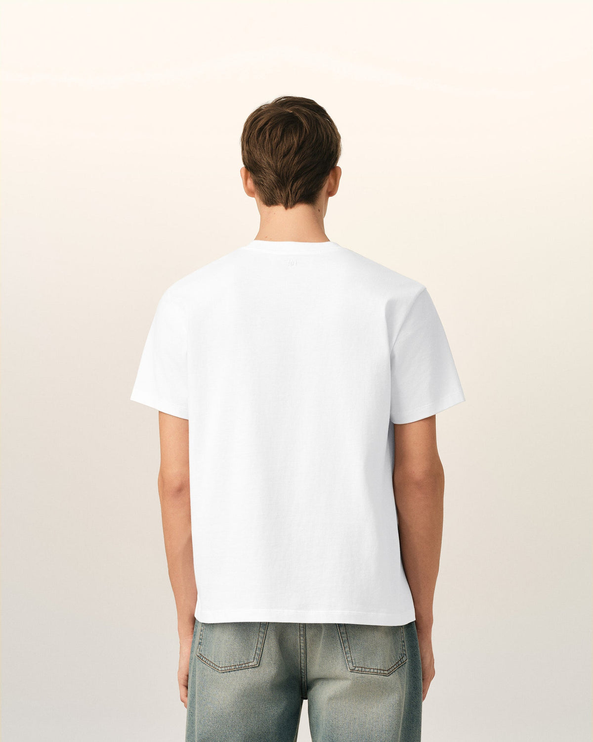 T-shirt Ami de Cœur in cotone bianco