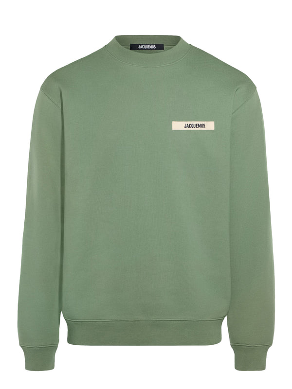 JACQUMUS  Felpa Gros Grain Verde