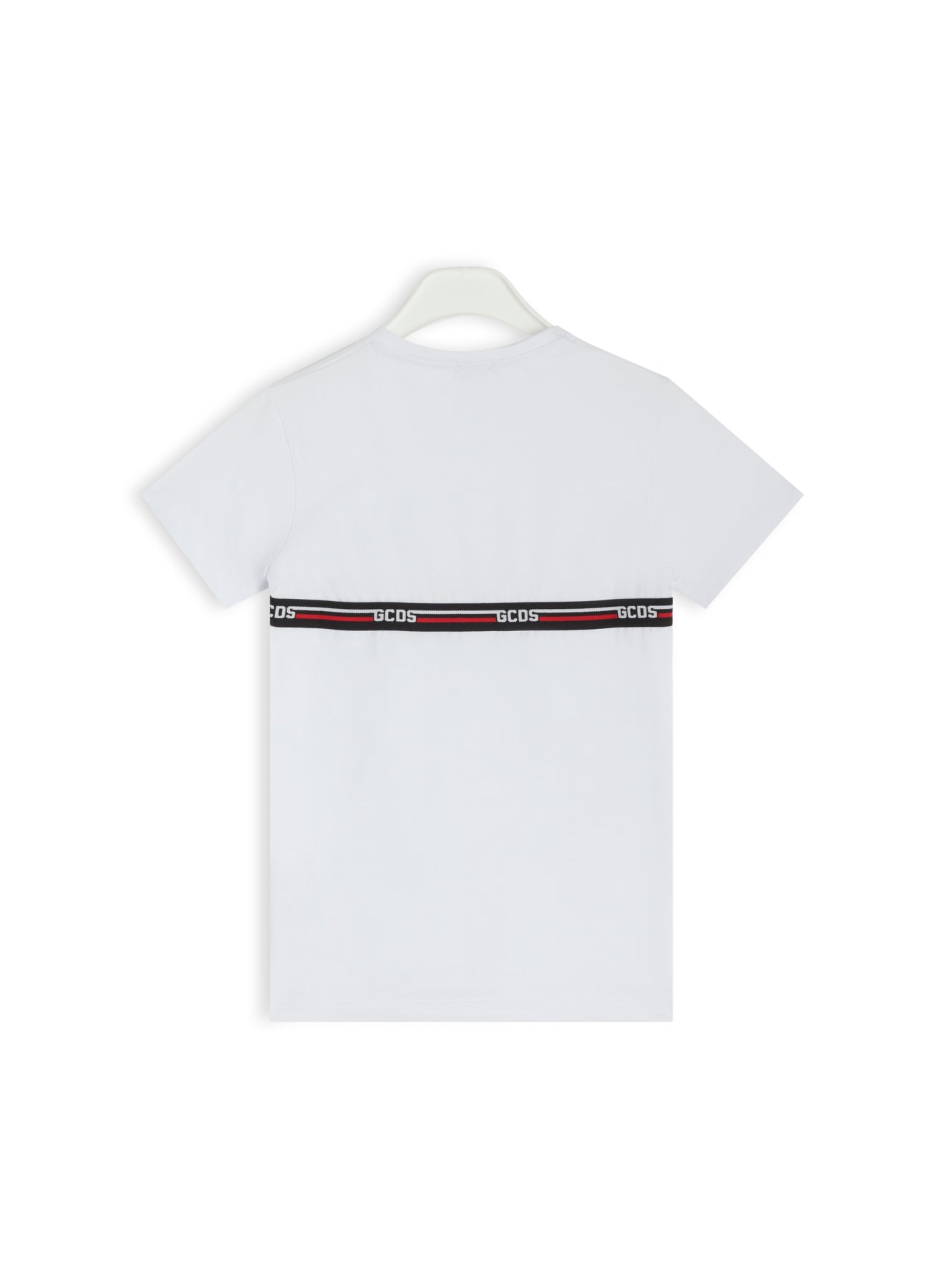 GCDS LOGO TAPE SS TEE Bianco