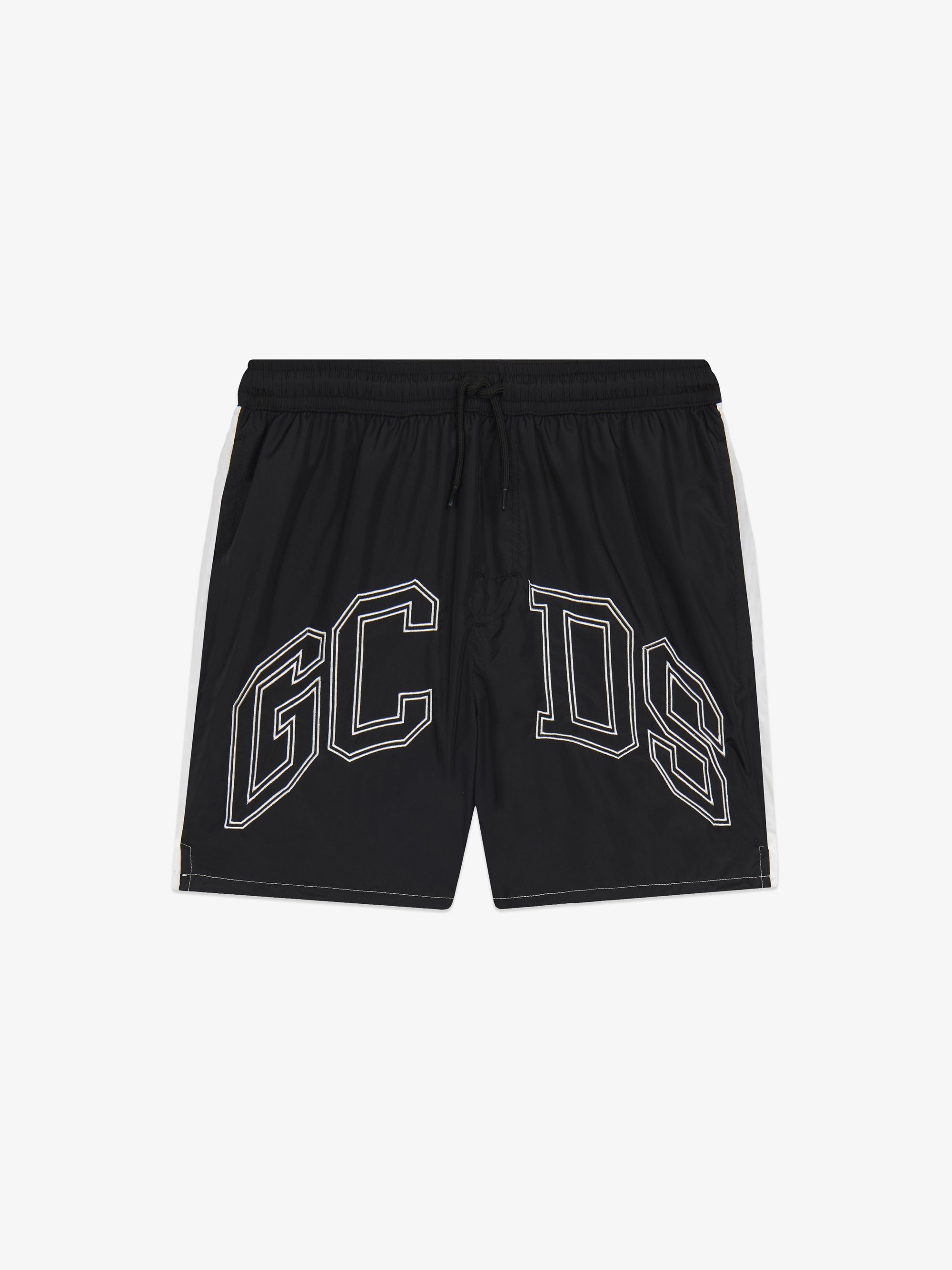 GCDS Costume da bagno bicolore Logo Lounge