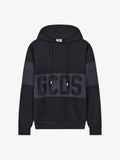 GCDS Felpa con Cappuccio effetto Spray Logo C2MWQE233F034