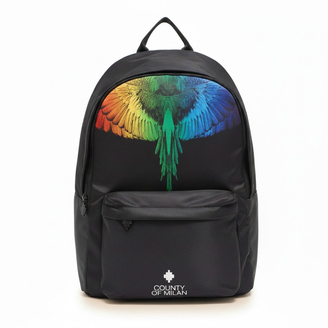 County of Milan Zaino unisex in tessuto tecnico con stampa ali COMAS260307