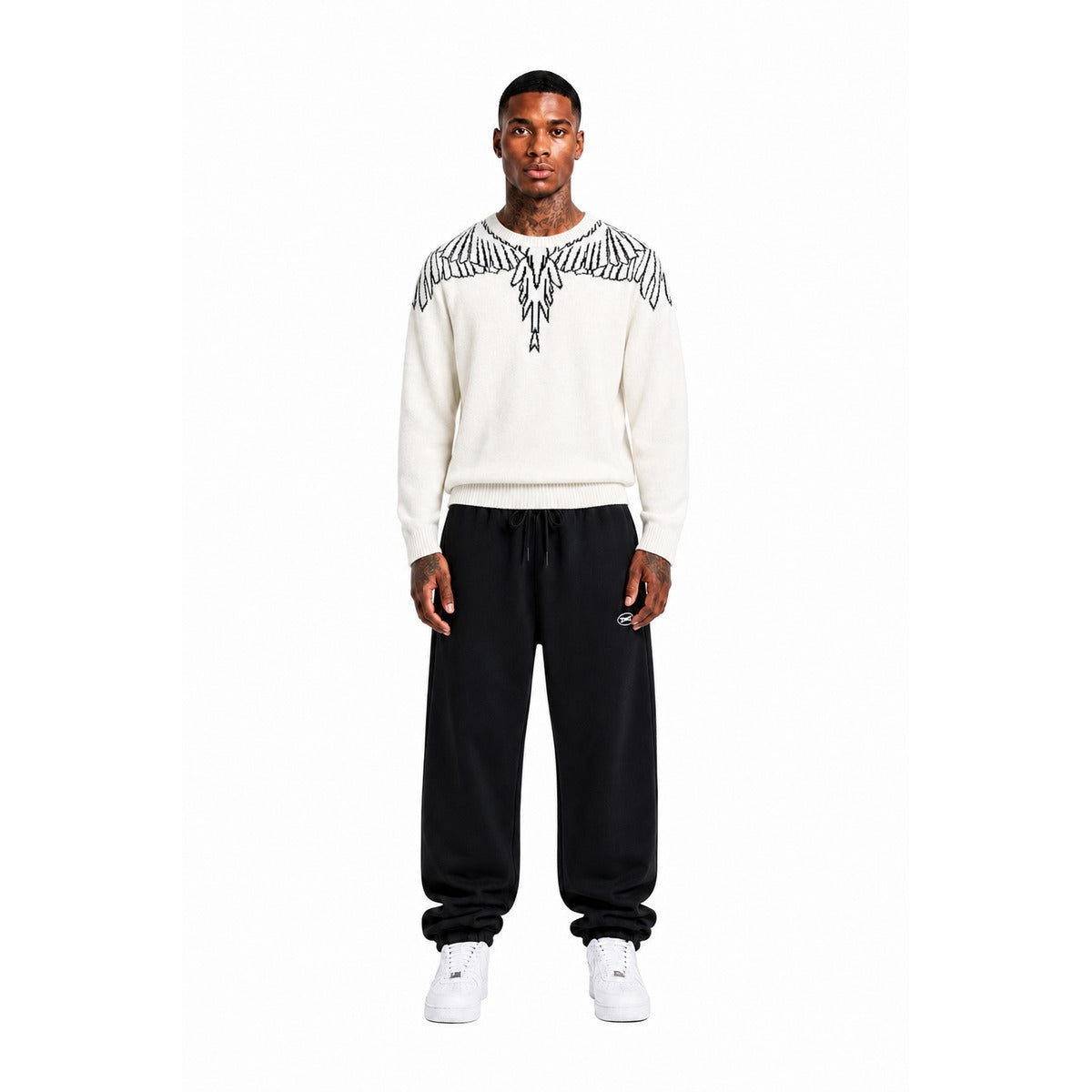 Maglione Uomo Marcelo Burlon County of Milan F6CMMAJP019 412 - Jumper Man Coconut