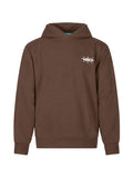 Barrow felpa unisex con cappuccio stampa logo marrone  F6BWUAHS0601050