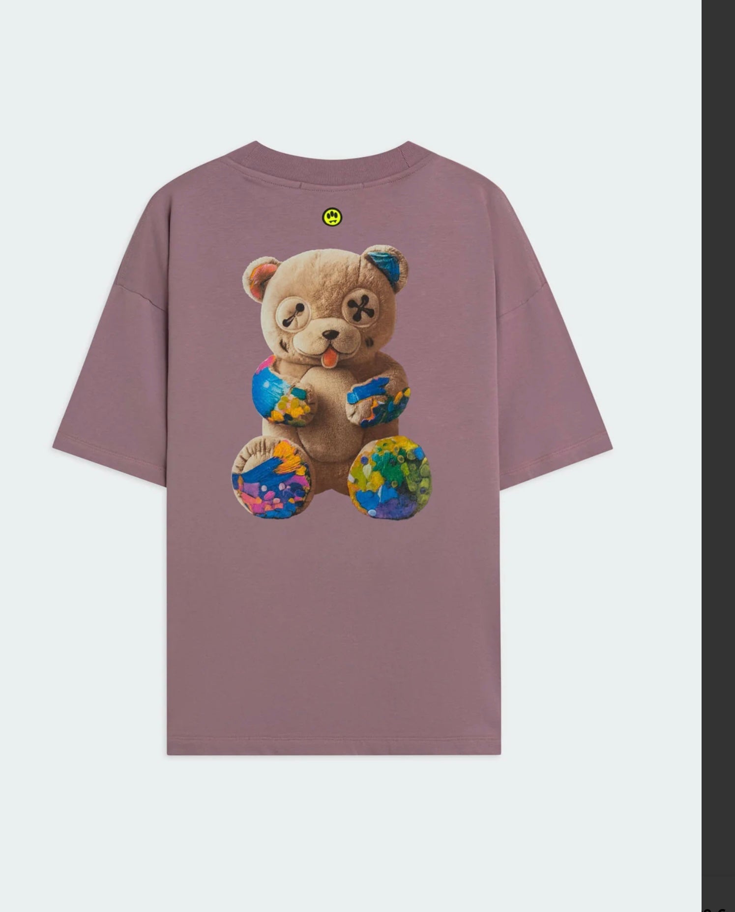 Barrow T-Shirt Unisex In Cotone Relaxed Fit Stampa Teddy S6BWUATH076
