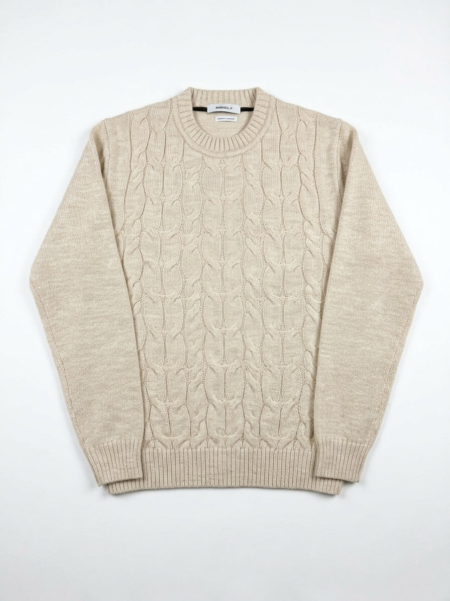 Maglia Girocollo Uomo a Trecce MARKUP MK9900026