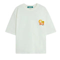 Barrow T-shirt Avorio In Cotone Con Stampa S6BWUATH079-412