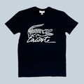 Lacoste T shirt Black con logo stampato