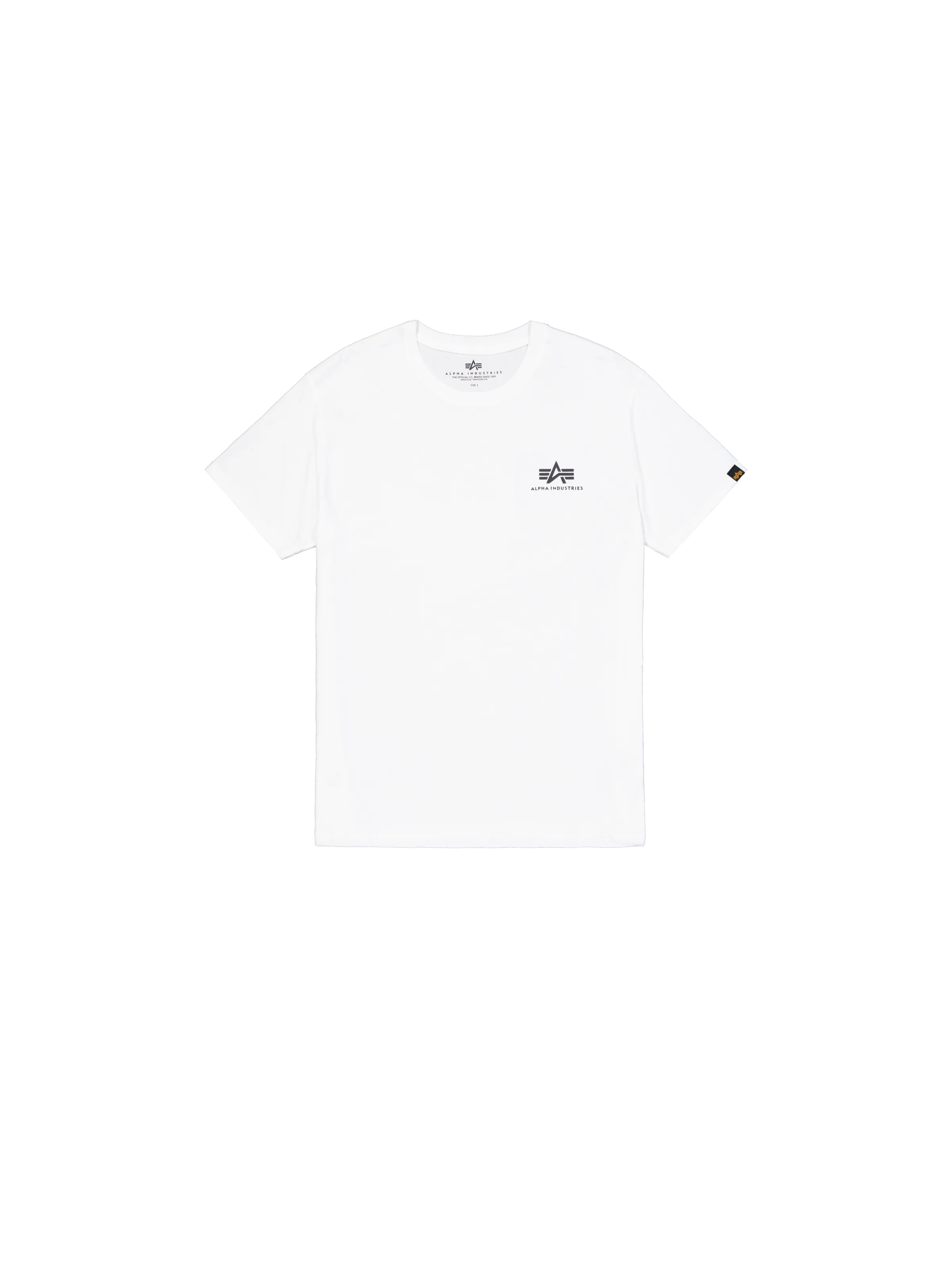 Alpha Industries T Shirt Backprint bianca
