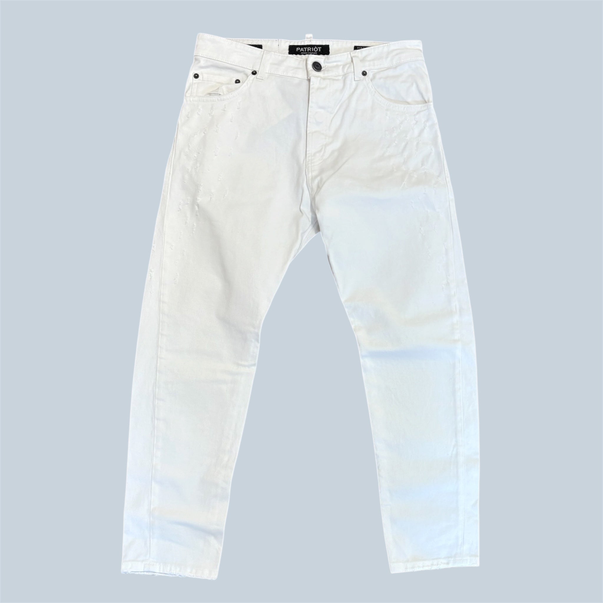 Patriot Jeans bianco Distressed