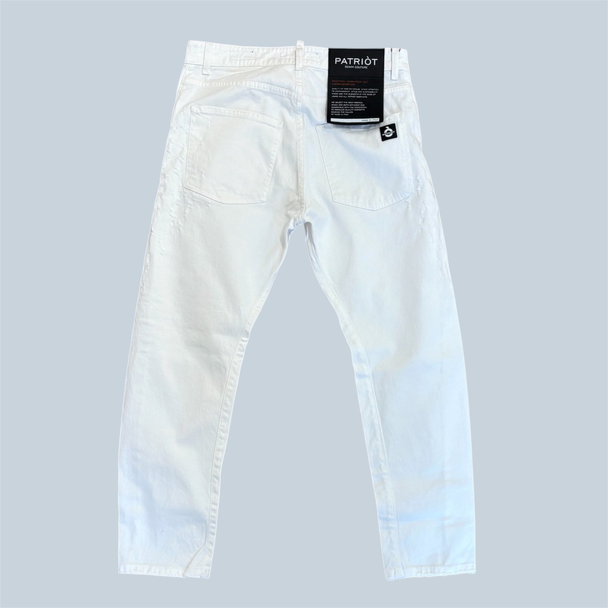 Patriot Jeans bianco Distressed