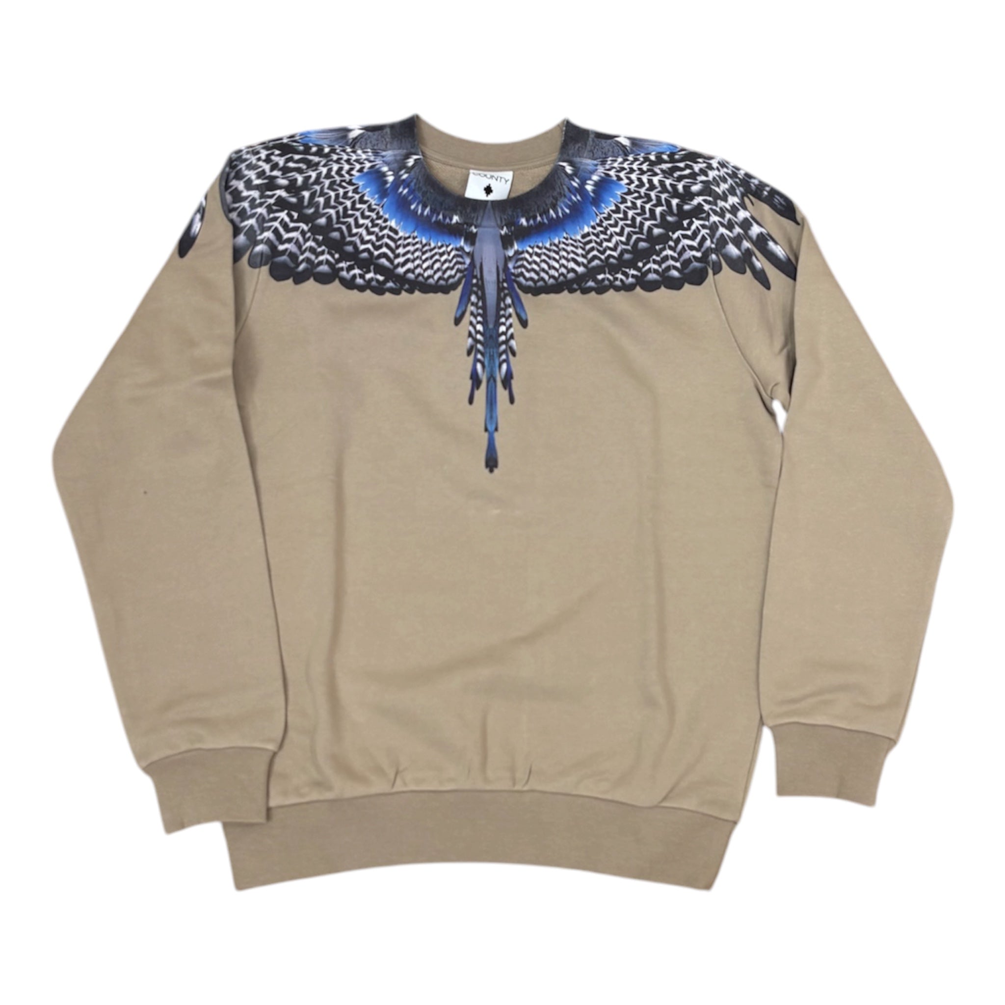County of Milan Felpa F6CMMASW039 Sabbia/Crema