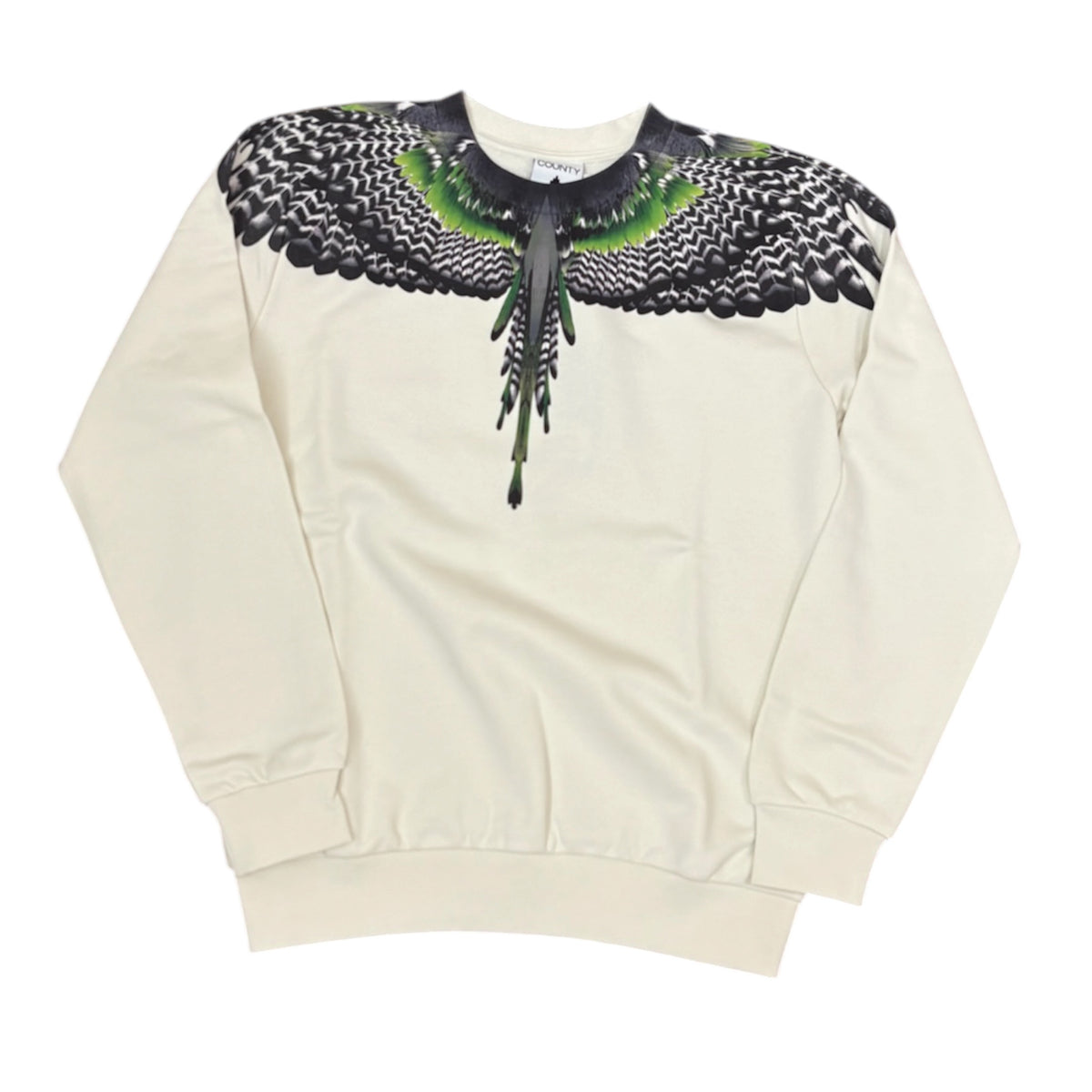 County of Milan Felpa F6CMMASW039 Sabbia/Crema