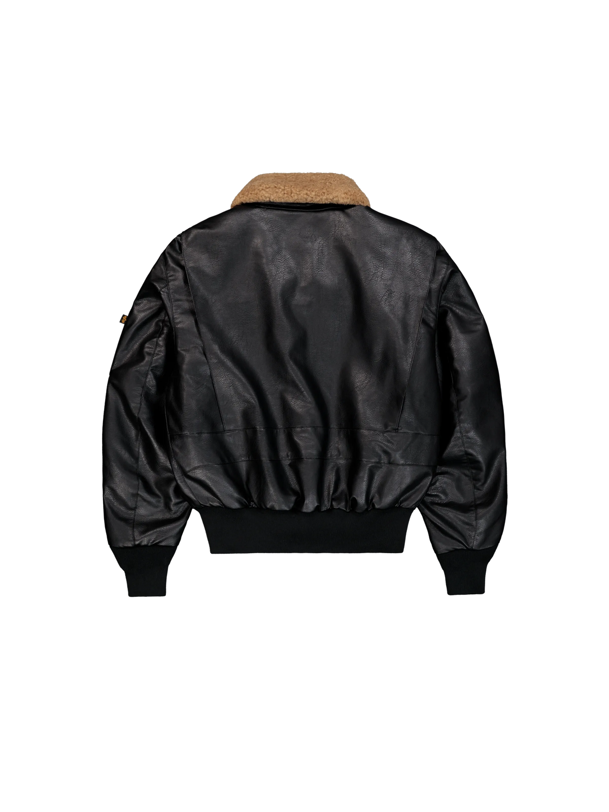 Alpha Industries G-1 Devils Brigade Faux Leather Loose Bomber Jacket