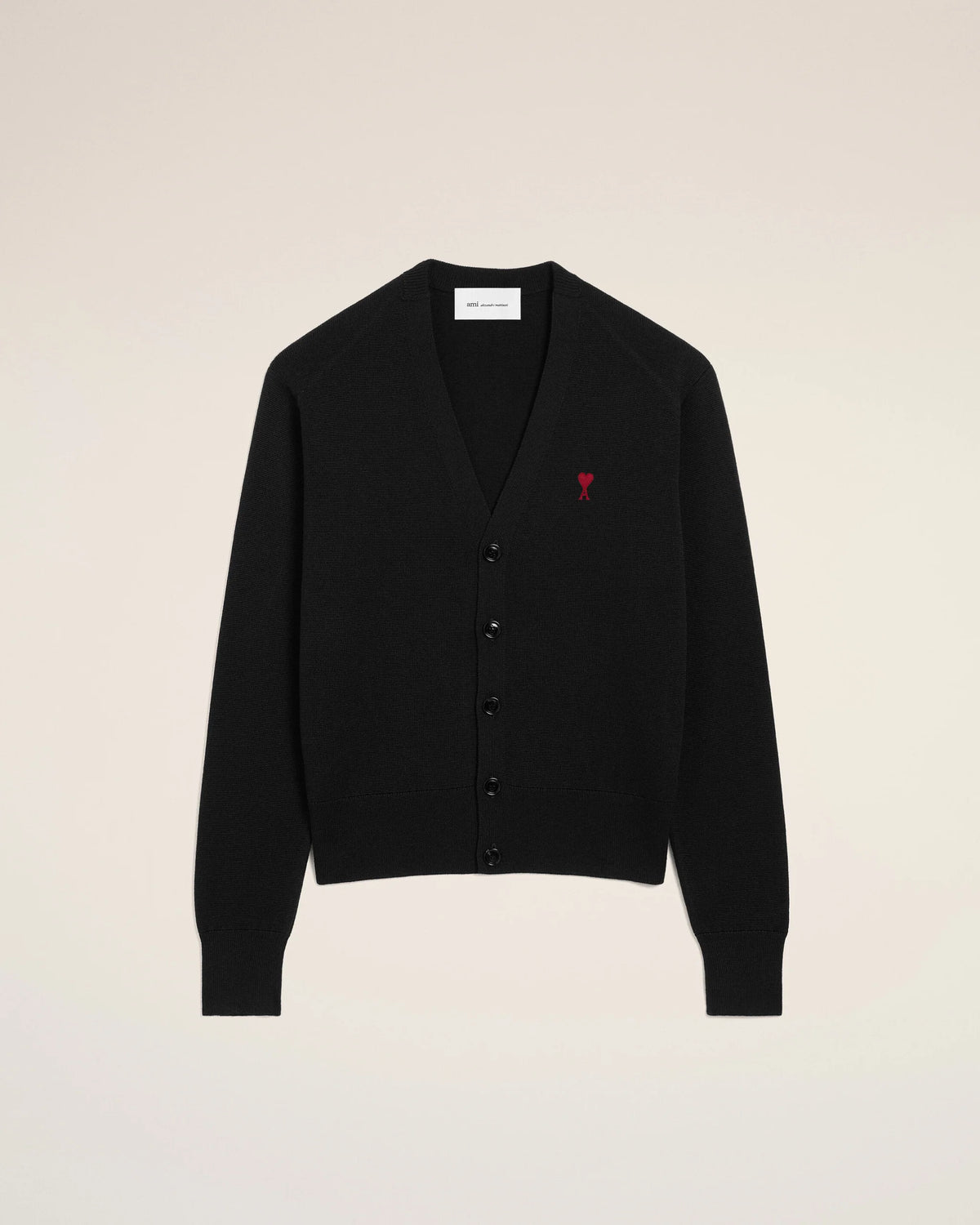Cardigan Ami Paris Black/Red