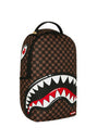 Sprayground Sharks In Paris Wtf Bubble Brown Check Backpack Zaini Uomo | 910B8634NSZ