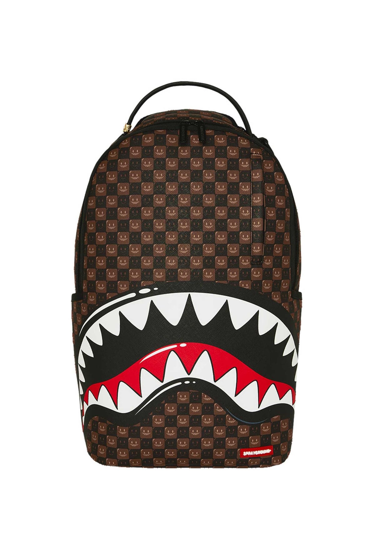 Sprayground Sharks In Paris Wtf Bubble Brown Check Backpack Zaini Uomo | 910B8634NSZ