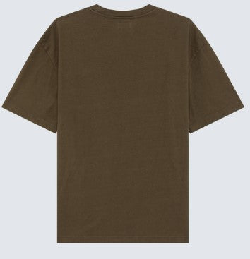 AMISH T-SHIRT IN JERSEY CON STAMPA LOGO SHADOW