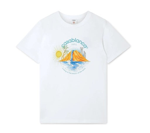 Casablanca T-Shirt Oasis bianca