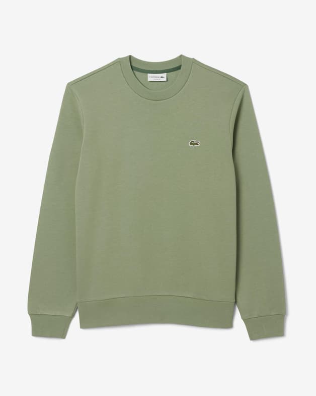 Lacoste Felpa girocollo con logo Lacoste ricamato