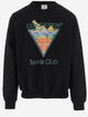 CASABLANCA FELPA IN COTONE CON LOGO
