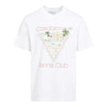 Casablanca Mpf24Jts00104 T-shirt bianca da uomo