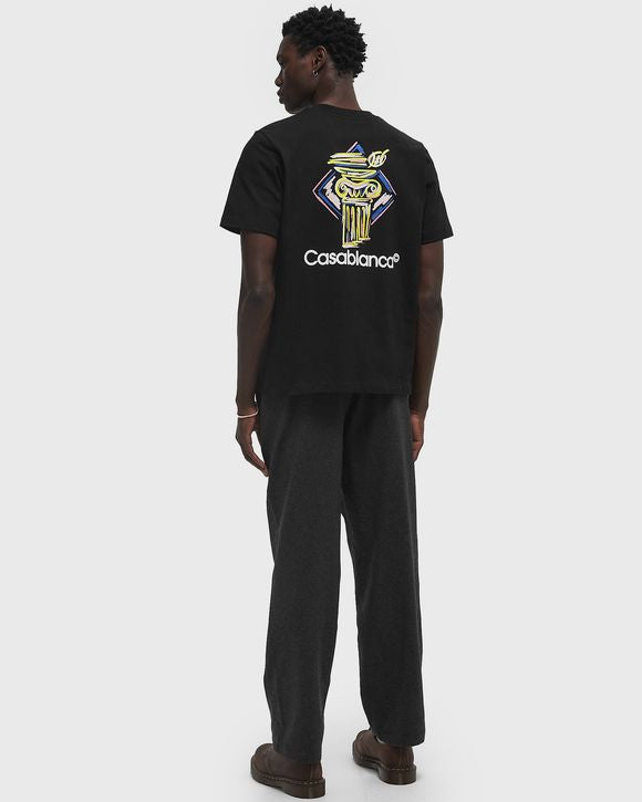 CASABLANCA - T-SHIRT CON STAMPA "DIAMOND COLUMN"