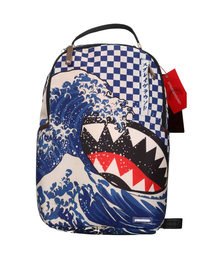 Zaino Sprayground 910B8810NSZ unisex bianco blu.