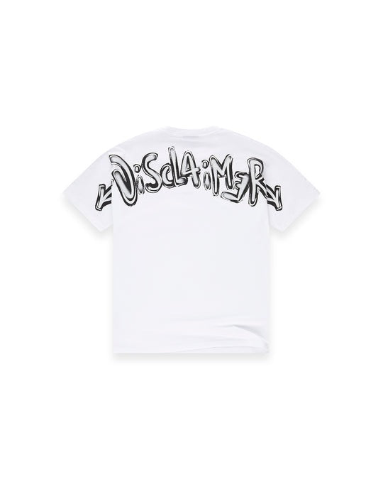 DISCLAIMER T-Shirt 55401 bianca