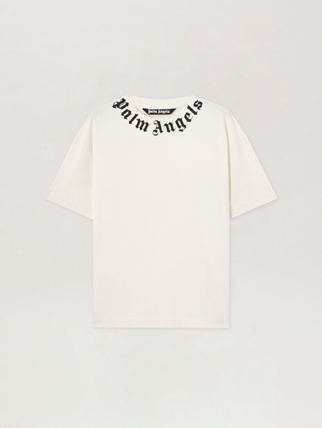 Palm Angels T-shirt con logo sul collo