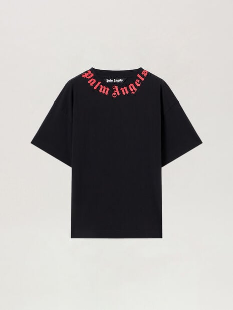 Palm Angels T-shirt con logo sul collo